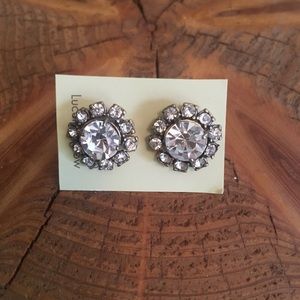 J. Crew Crystal Stud Earrings